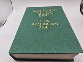 The Catholic Study Bible New American Bible Oxford HC VTG 1990 - £16.07 GBP