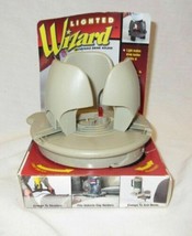 1999 NOS Lighted Wizard Adjustable Cup Drink Holder Tan Vehicle Clamp Hold 64 Oz - £25.56 GBP