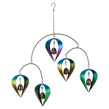 Rainbow Mobile 5 Teardrop Multi Color Metal - $56.42