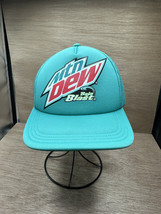 Men&#39;s Lids Exclusive Teal Mountain Dew Baja Blast Mesh Snapback Trucker&#39;... - £49.77 GBP