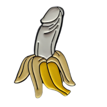 Broche banane coq, Badge Palad Kik Phlllus pénis adulte amusant, broche en... - £4.19 GBP