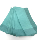 Pier 1 Imports Napkin Servettes Teal Set of 6 NWOT - $32.53 CAD