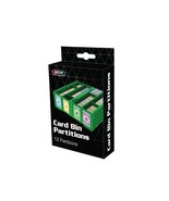 3 packs of 12 (36) BCW Green Plastic Collectible Card Bin Partitions - $586.87 MXN