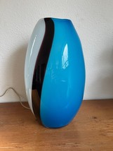 Beautiful vintage design glass German table lamp Eglo Empori collection ... - $299.99