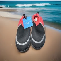 ￼ Unisex SUN &amp; SKY Aqua Socks Water Shoes Size 13-1 Orange - $271.26 MXN