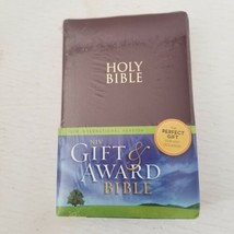 NIV Holy Bible, Gift &amp; Award Bible, Burgundy, Zondervan, New - £13.98 GBP