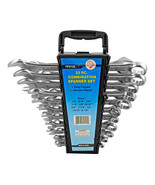 22 Pc. Wrench Set SAE and Metric Drop Forged Combination Spanner Wrenche... - $40.66