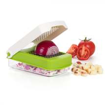 Starfrit - Onion Chopper, Convenient Opening and Cleaning Tools Included, Green - £23.08 GBP