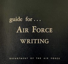 United States Air Force Writing Guide 1953 SC 1st Edition Militaria 11-3... - $99.99