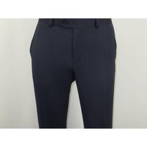 Men Suit BERLUSCONI Turkey 100% Italian Wool 180's Double Breasted #Ber32 Navy image 13