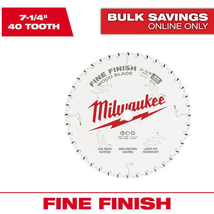 7-1/4 In. X 40-Tooth Fine Finish Circular Saw Blade - €21,59 EUR