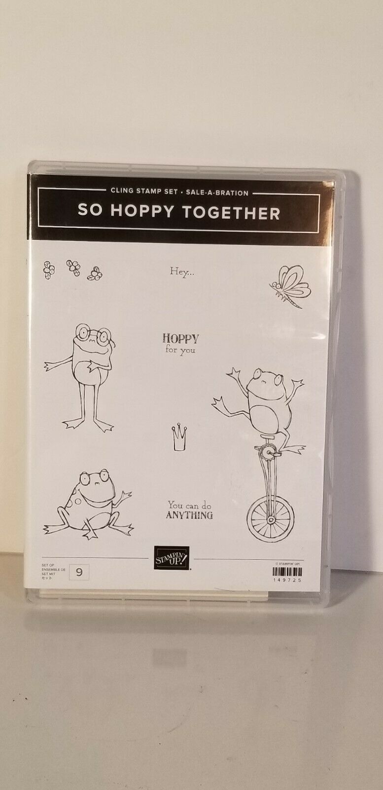 Primary image for STAMPIN' UP SO HOPPY TOGETHER Cling STAMP SET - Sale-A-Bration