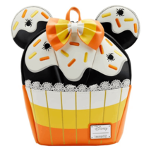 Loungefly Exclusive - Minnie Mouse Candy Corn Cupcake Glow Mini Backpack - £119.62 GBP