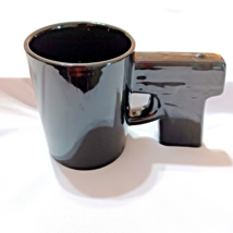 Pistol Grip Handle Novelty Coffee Mug 12 oz-Ceramic Black by Big Mouth Toys - $162.66 MXN