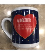 Abbey Press Coffee Cup Mug Godfather Heart Christian - $9.75