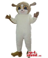 SPOTSOUND White and Brown Squirrel Cartoon Character Mascot US Costume - $1,200.00