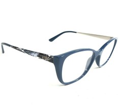Vogue Eyeglasses Frames VO5190 2416 Blue Cat Eye Full Rim Leaves 52-17-140 - $50.28