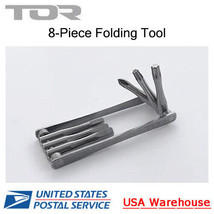 Tor 8-Piece Silver ULTRA-THIN Folding Tool Mtr Road Bike - £31.96 GBP