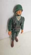 1980s Fisher Price Military Construx 3.5&quot; Action Figure Pilot Army Hong Kong Toy - £10.81 GBP