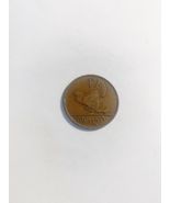 1928 Ireland 1 penny  hen harp copper coin High Grade - $64.57 MXN
