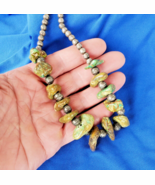 NATIVE VINTAGE NAVAJO TURQUOISE STERLING SILVER PEARLS NECKLACE 18&quot; INCH... - €1.391,98 EUR