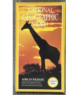 National Geographic Video Collector&#39;s # 1050 African Wildlife 1986 VHS VCR - £15.55 GBP