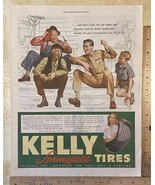 Vtg Print Ad Kelly Springfield Tires Cumberland MD Slayton Underhill 13.... - £11.79 GBP