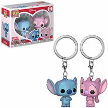 FUNKO POP! KEYCHAIN: Lilo &amp; Stitch - Stitch &amp; Angel 2PK - $464.39 MXN