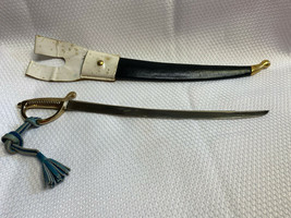Vtg Manago Centazzo Patin Sword Letter Opener Decorative Display with Sc... - £78.97 GBP