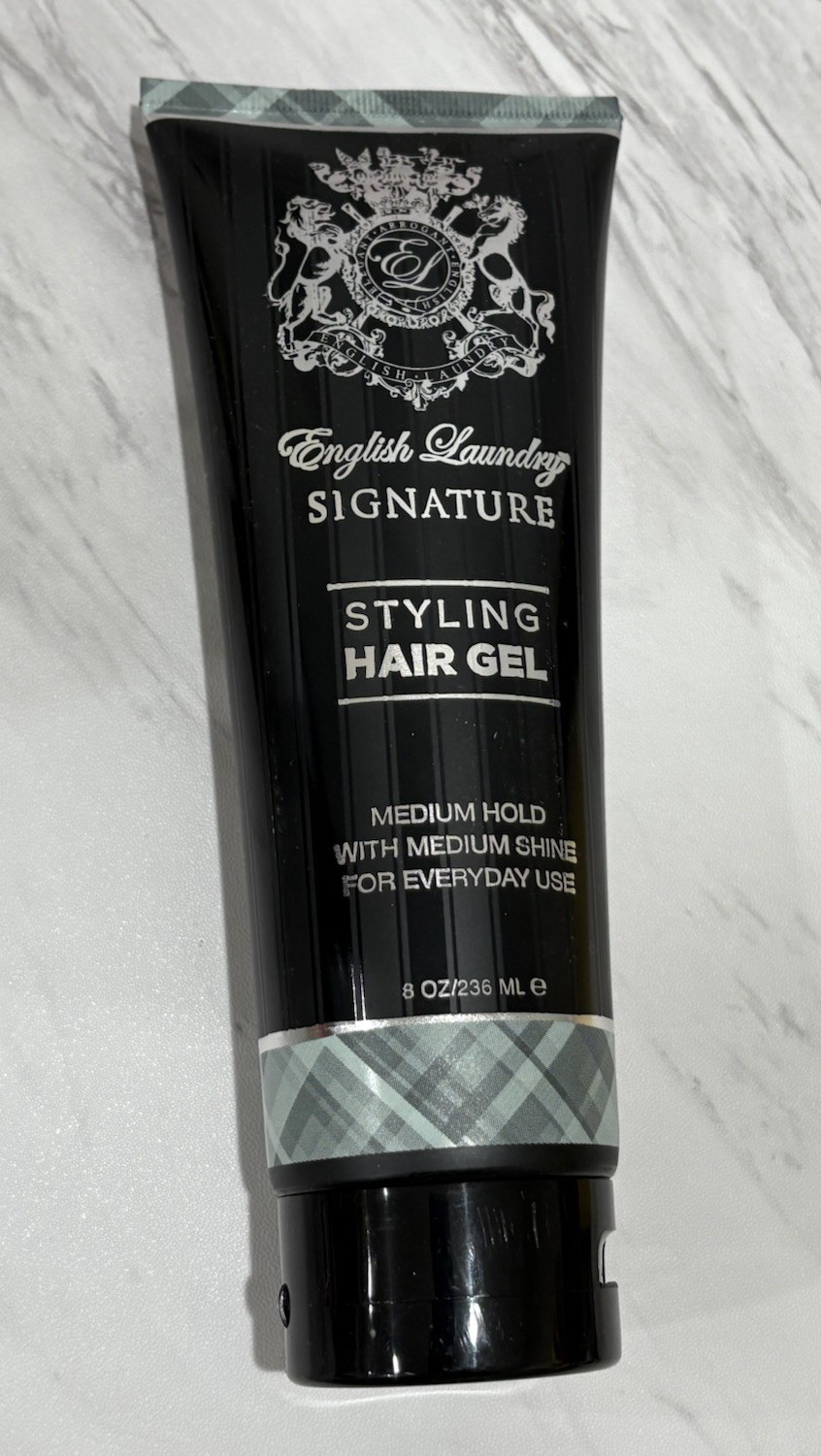 English Laundry Signature Styling Hair Gel Medium Hold &amp; Shine 8 oz RARE... - $27.23