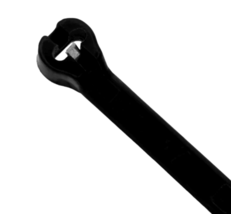 Cambridge 200601 7 in. UV Resistant Headstrong Black Cable Tie, 20-Pack - $19.96