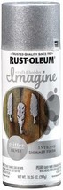 Rust-Oleum Imagine Glitter Silver Intense Shimmer Finish Spray Paint, 10... - £11.95 GBP