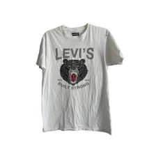 LEVI&#39;S Build Strong Tee Bear Image Cotton Size Med - $14.84