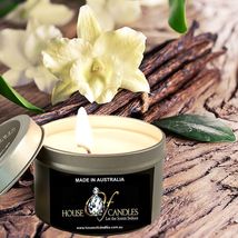 Sandalwood Vanilla Musk Eco Soy Wax Scented Tin Candles, Vegan, Hand Poured - £11.94 GBP+
