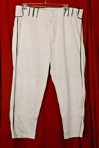 Boombah Baseball Softball Pants 44&quot; Waist Short 26&quot; Inseam White Green - £11.19 GBP