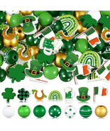 200 Pcs St. Patrick&#39;S Day Wood Beads Farmhouse Wooden Beads Colorful St.... - £17.66 GBP