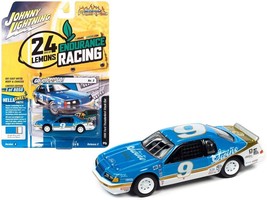 1986 Ford Thunderbird Stock Car #9 Bright Blue "Go-Po-Po-Go!" 24 Hours of Lemon - $19.44