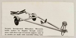 1955 Magazine Photo Norjack Boat Trailers Made in Milwaukee,WI - £6.28 GBP