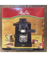 Melitta Café Cappuccino 4-Cup Espresso Cappuccino Maker – New - Open Box - $1,183.60 MXN