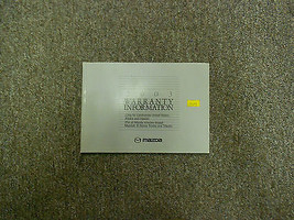 2003 Mazda Tutti Modelli Garanzia Informazioni Manuale Fabbrica OEM Book... - $14.98