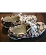 Rare Vans Off The Wall Floral Print  Skateboa... - $19.79