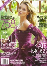 2011 Vogue Magazine September Issue Kate Moss Elle Fanning Stella Tennant Tennis - $110.96