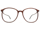 Vintage Marchon Brille Rahmen COL.102 Weinrot Rot Marmor Voll Felge 53-1... - $27.61