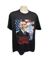 2008 Barack Obama Change We Can Believe In Adult Black XL TShirt - $17.82