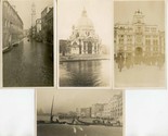  4 Venice Photos 1930&#39;s Gondolas Canals Santa Maria Della Salute Clock T... - $17.82