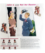 1947 Recognized Hatter Hats Advertisement Easter Clothing Fashion DWJJ21 - €25,56 EUR
