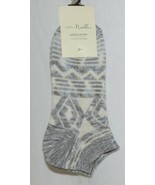Simply Noelle Ankle Socks Grays Light Blues Cream Colors One Size Fits Most - £6.00 GBP