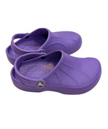 Kids Purple Crocs Aspen (J3)  Men&#39;s 3 Women&#39;s 5 EXCELLENT CONDITION  - $27.01 CAD