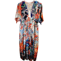 Love Kyla Paloma Polysilk BOHO Chic Lightweight Midi Dress Size Small NEW - £39.22 GBP