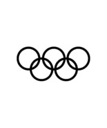 2x Olympic Committee rings Logo Vinyl Decal Sticker Different options fo... - £3.44 GBP+